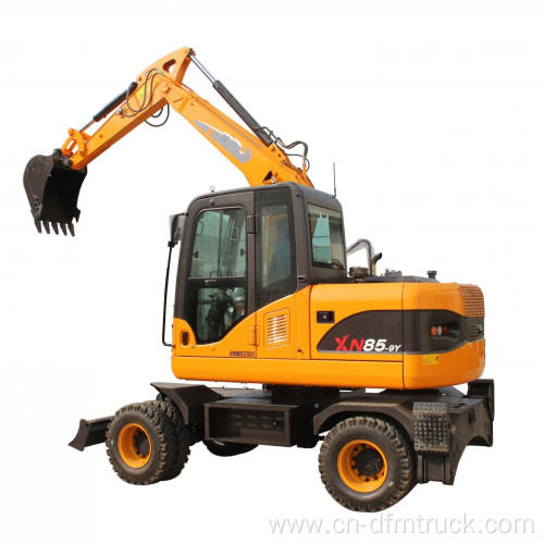 8 tons wheel excavator with 0.3CBM bucket